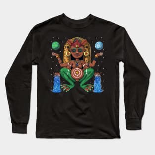 Atabey Taino Goddess Long Sleeve T-Shirt